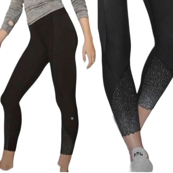 Lululemon capris sz 4 - Picture 2 of 5